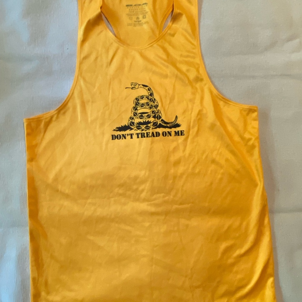 Yellow BOA Sleeveless Men's Singlet Tank